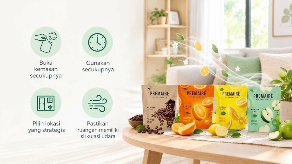 Cara Menggunakan Air Freshener agar Tidak Terlalu Menyengat